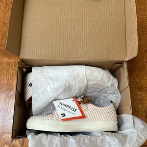 NEW WITH TAGS Toddler Girls Sperry Crest Vibe Jr Boat Shoes - 10 Toddler - Pink